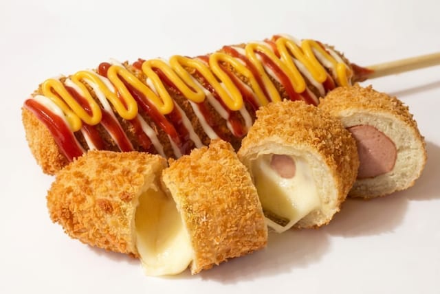 Korean Corn Hotdogs