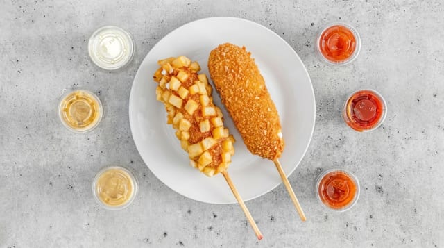 Authentic Korean Corn Dogs